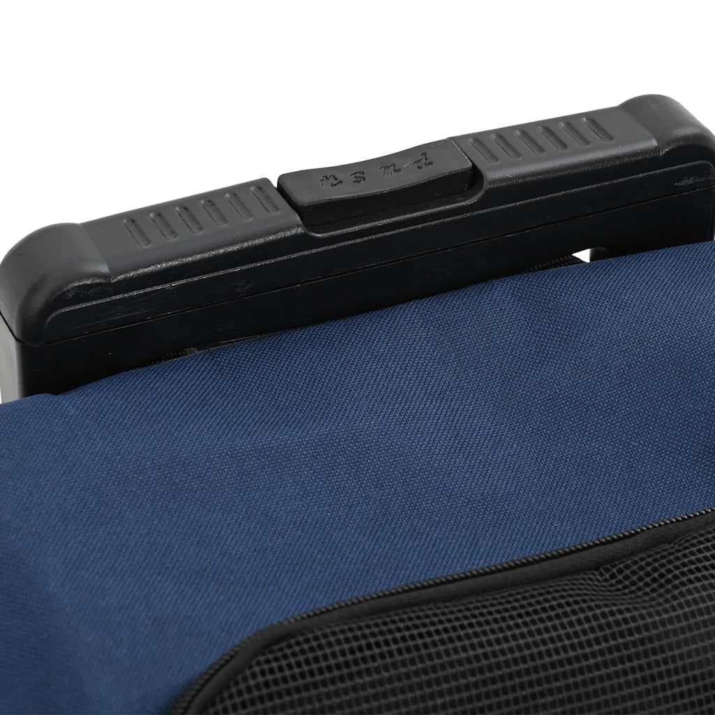 Carrello per animali domestici 3 in 1 Design Blu 48x32x(57-106) cm Tessuto Oxford — foto 7 di 10