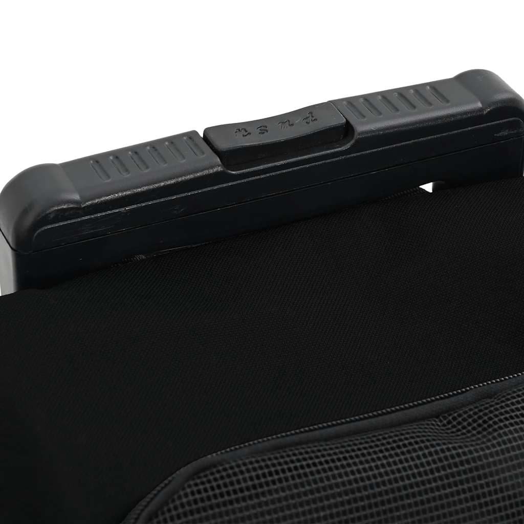 Carrello per Animali 3 in 1 Design Nero 48x32x(57-106) cm Tessuto Oxford — foto 7 di 10