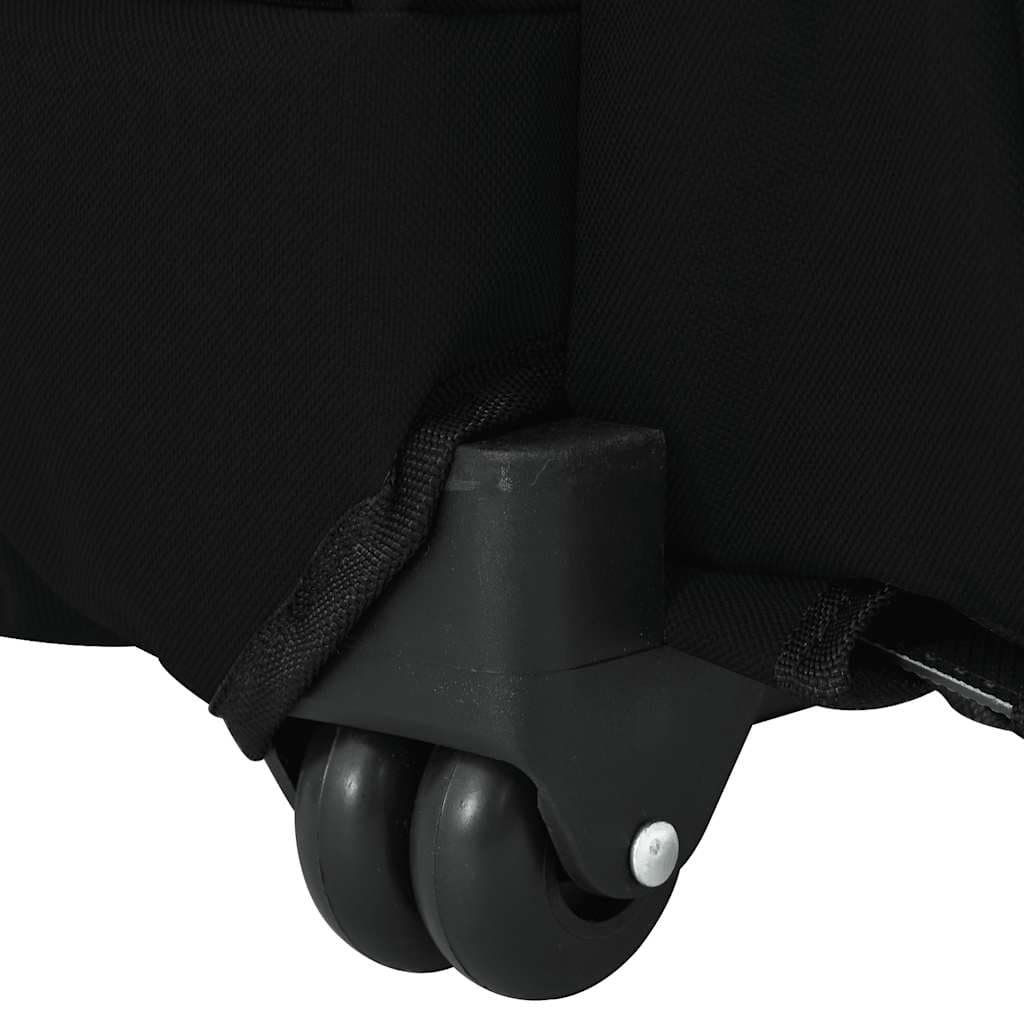 Carrello per Animali 3 in 1 Design Nero 48x32x(57-106) cm Tessuto Oxford — foto 8 di 10