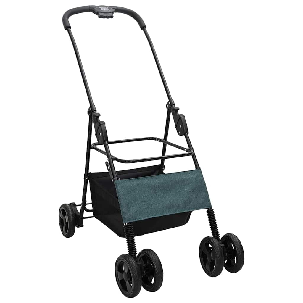 Passeggino pieghevole per animali Verde 81 x 47 x 99 cm — miniatura 4 di 13