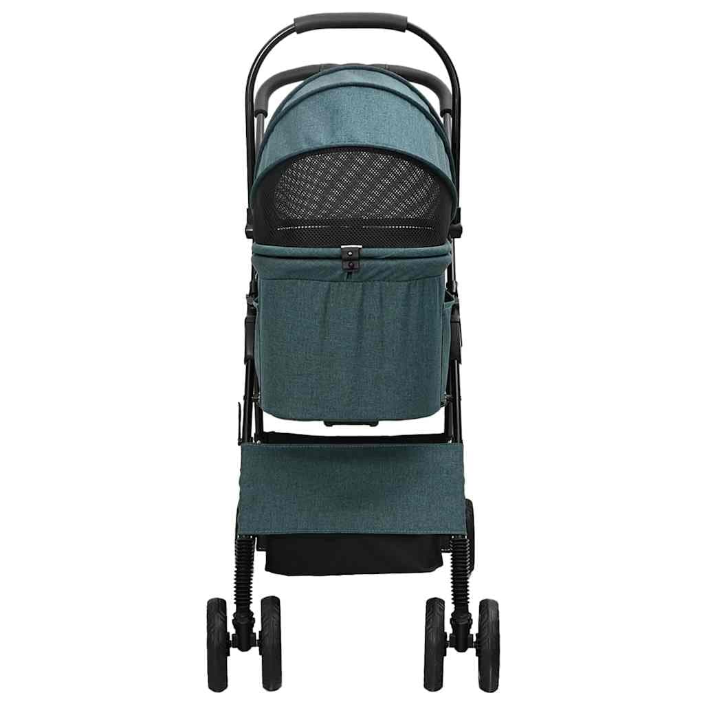 Passeggino pieghevole per animali Verde 81 x 47 x 99 cm — miniatura 6 di 13