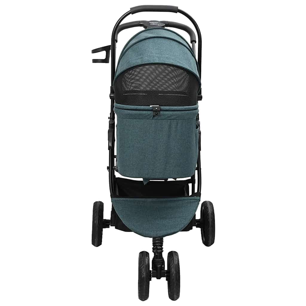 Passeggino pieghevole per animali Verde 78 x 54 x 101 cm — miniatura 7 di 15