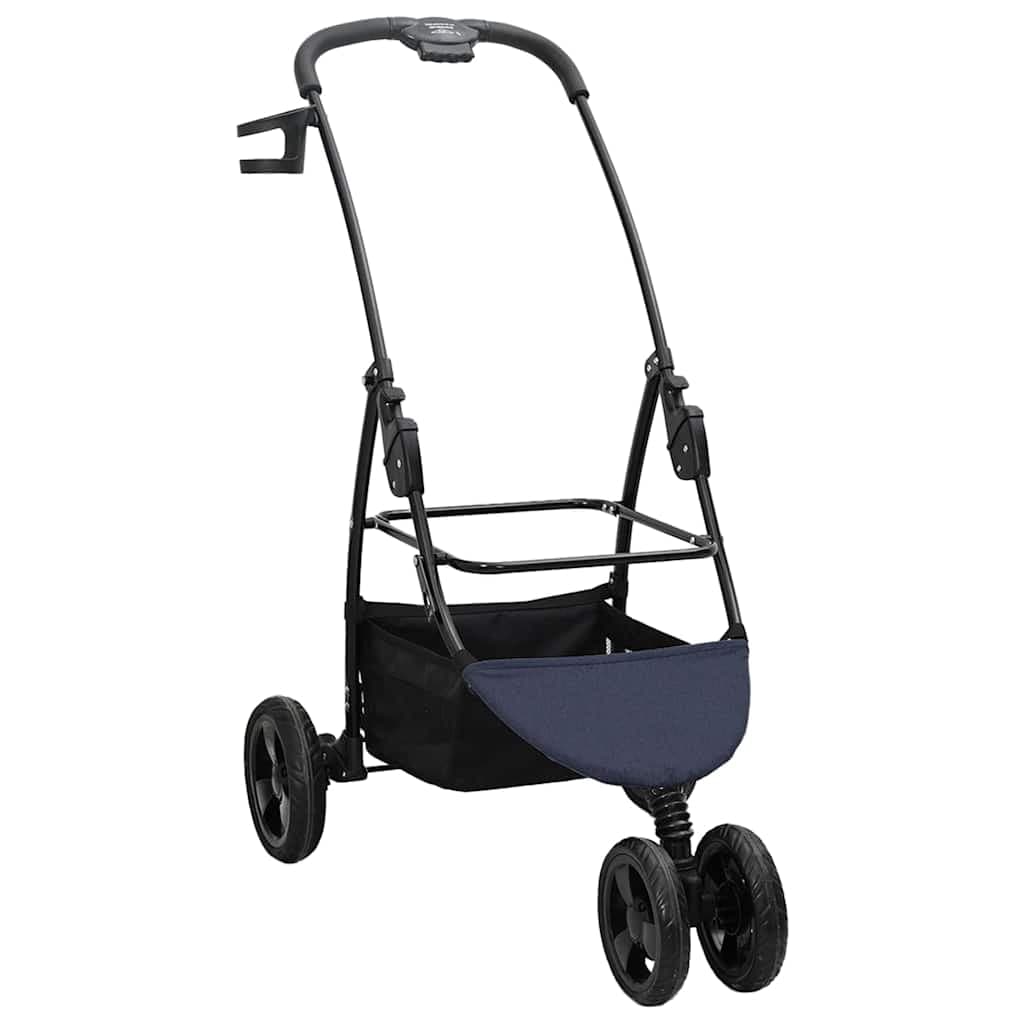 Passeggino pieghevole per animali Blu 78 x 54 x 101 cm — miniatura 5 di 15