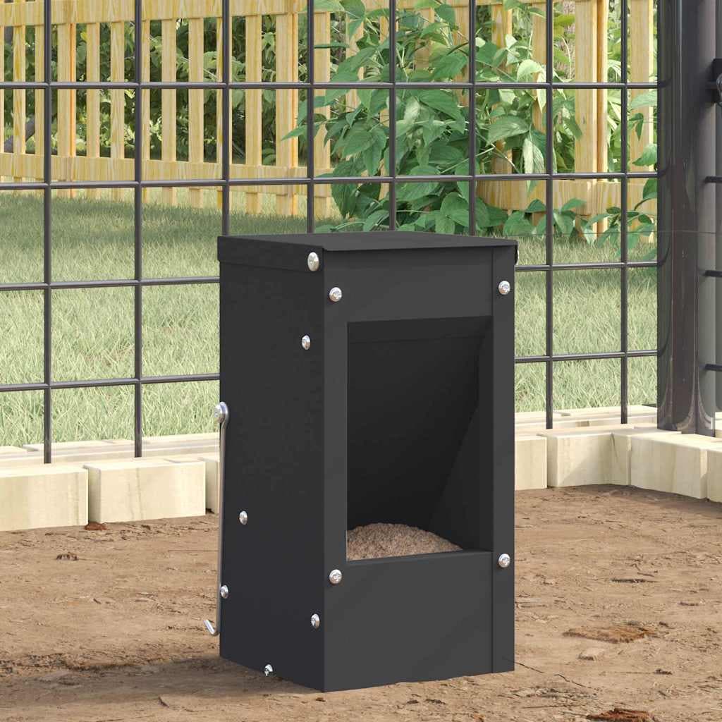 Mangiatore per conigli Nero 12,5 x 12,5 x 25 cm 1,5 kg — miniatura 1 di 11
