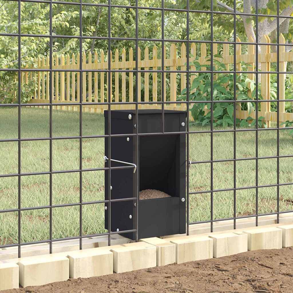 Mangiatore per conigli Nero 12,5 x 12,5 x 25 cm 1,5 kg — miniatura 4 di 11