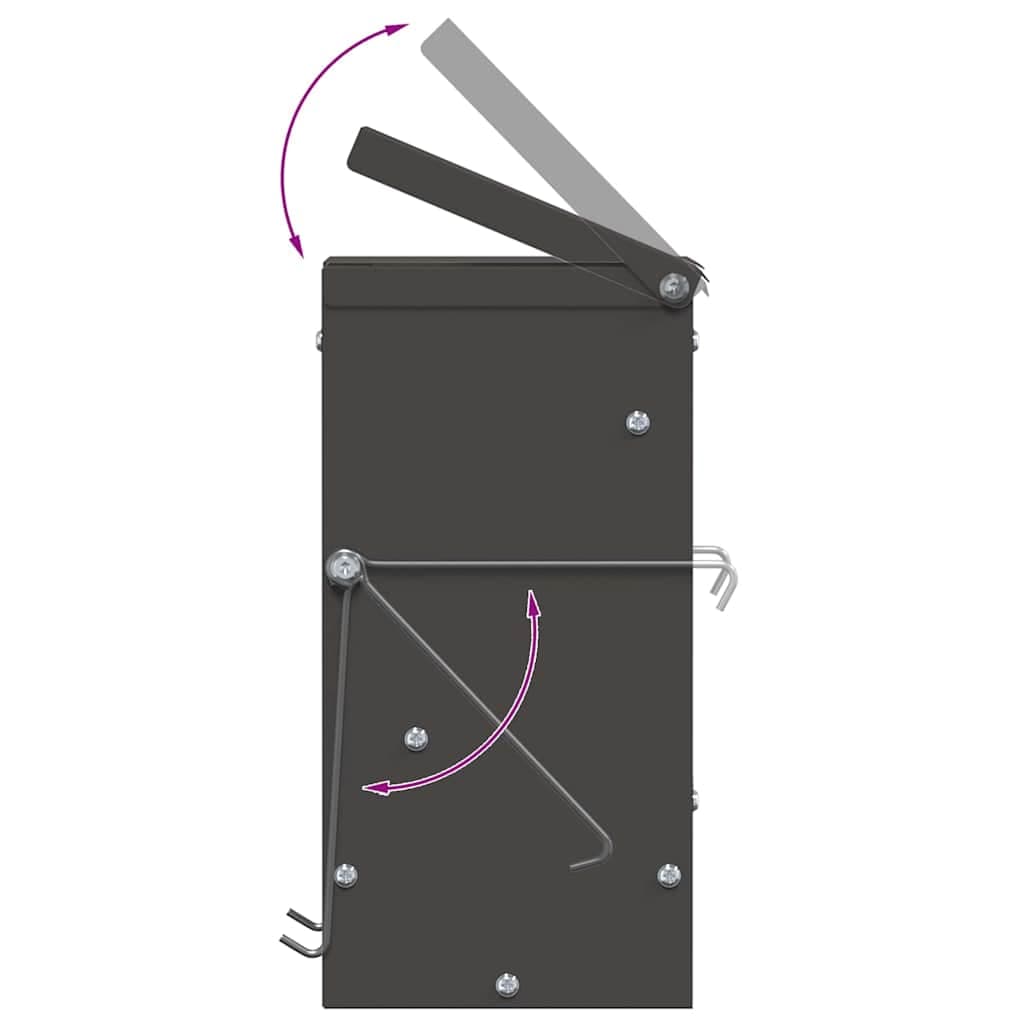 Mangiatore per conigli Nero 12,5 x 12,5 x 25 cm 1,5 kg — miniatura 10 di 11