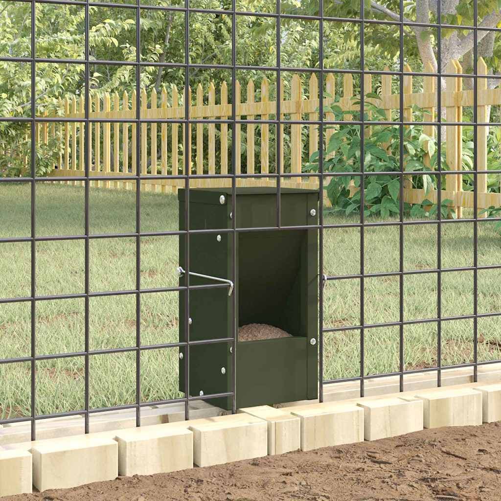 Mangiatore per conigli Verde oliva 12,5 x 12,5 x 25 cm 1,5 kg — miniatura 4 di 11