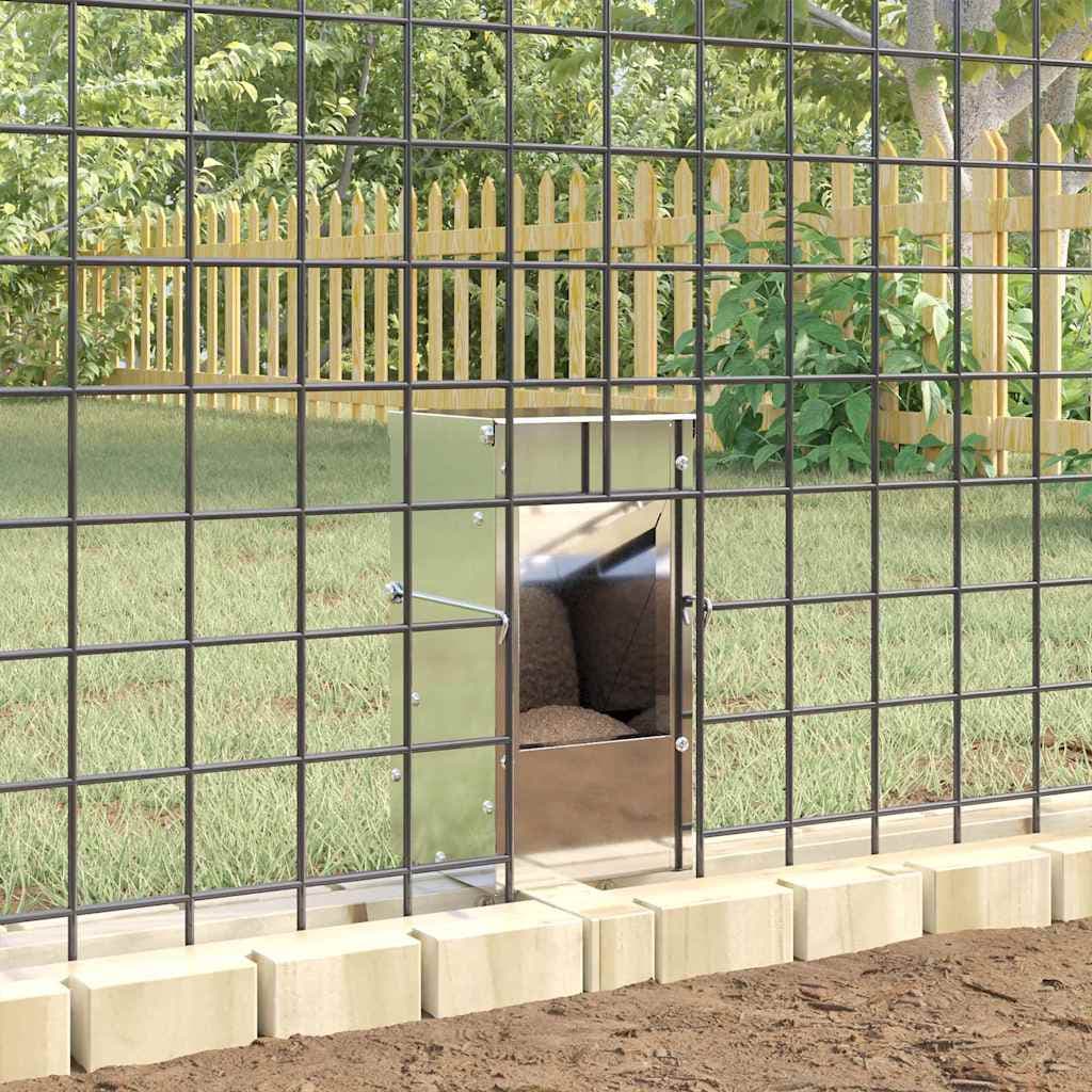 Mangiatore per conigli Argento 12,5 x 12,5 x 25 cm 1,5 kg — miniatura 4 di 11