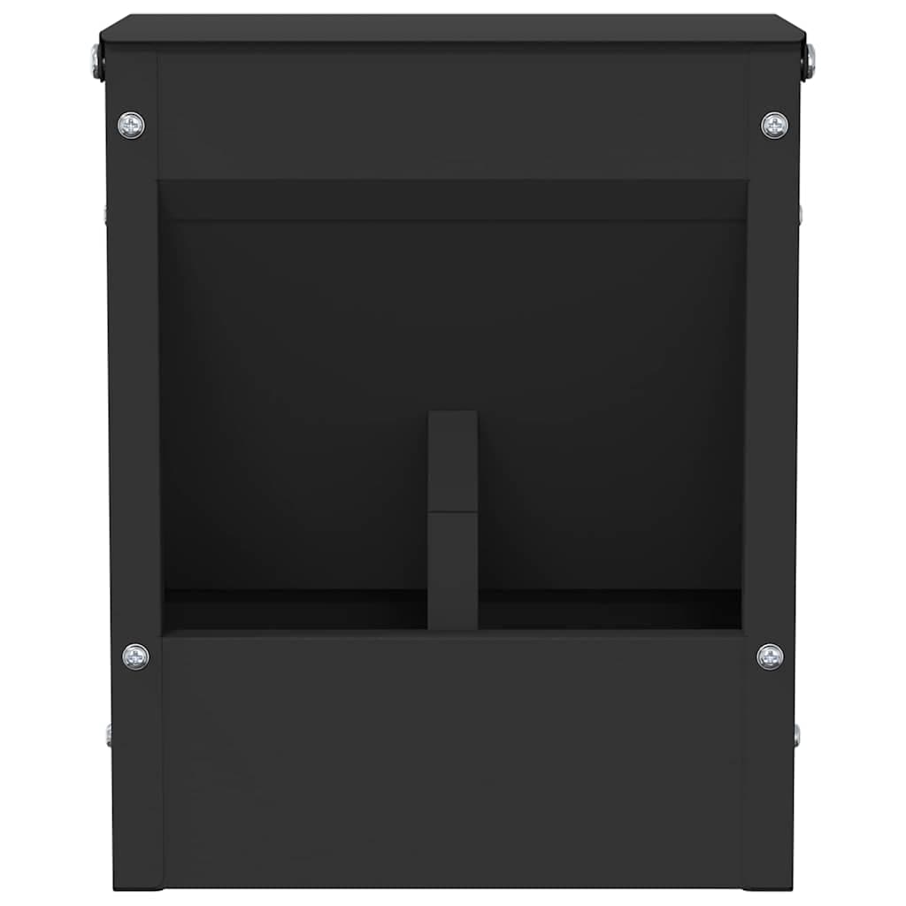 Mangiatore per conigli Nero 20 x 12,5 x 25 cm 3 kg — miniatura 5 di 11