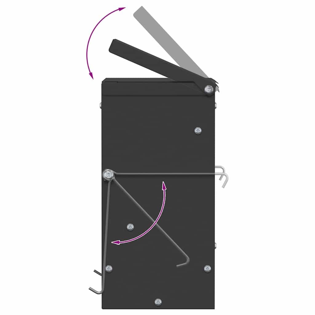 Mangiatore per conigli Nero 20 x 12,5 x 25 cm 3 kg — miniatura 10 di 11