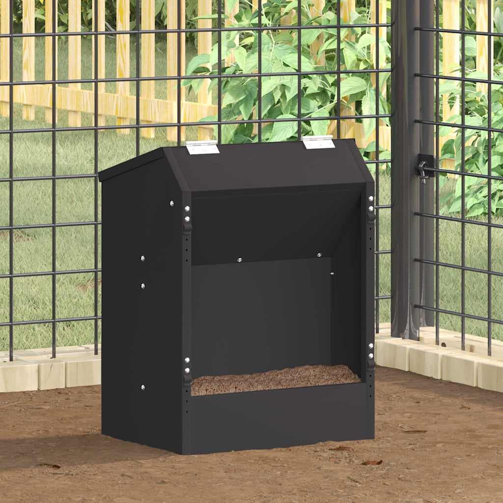 Mangiatore per conigli Nero 33,5 x 25,5 x 45,5 cm 3 kg — miniatura 1 di 11