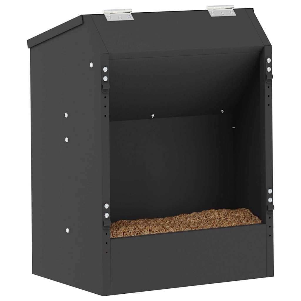Mangiatore per conigli Nero 33,5 x 25,5 x 45,5 cm 3 kg — miniatura 3 di 11
