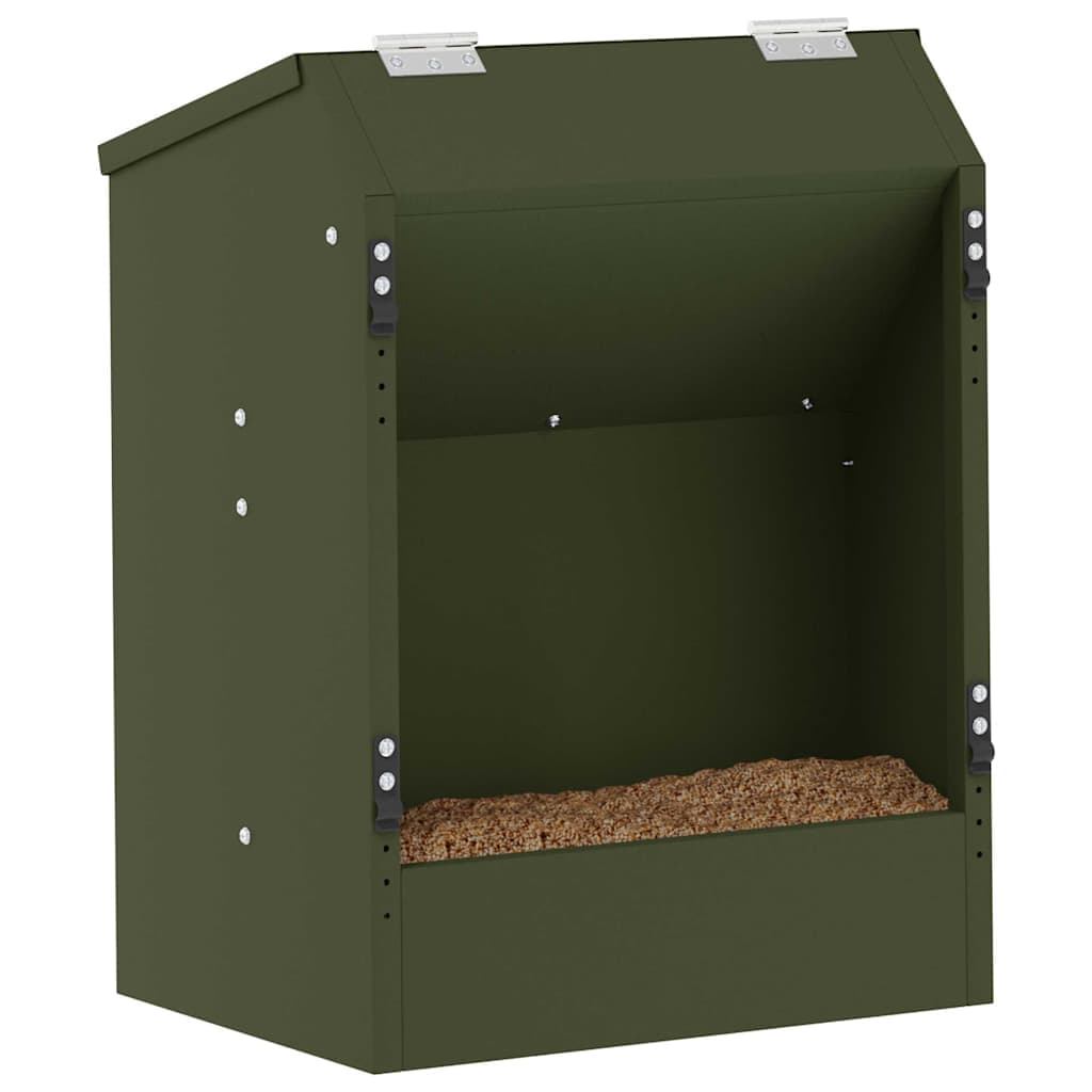 Mangiatore per conigli Verde Oliva 33,5 x 25,5 x 45,5 cm 3 kg — miniatura 3 di 11