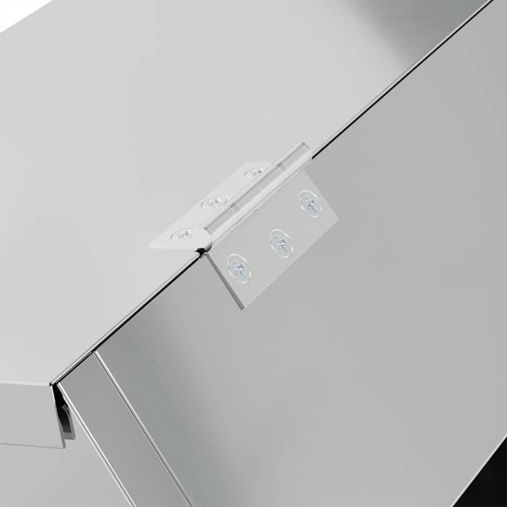 Mangiatore per conigli Argento 33,5 x 25,5 x 45,5 cm 3 kg — miniatura 9 di 12