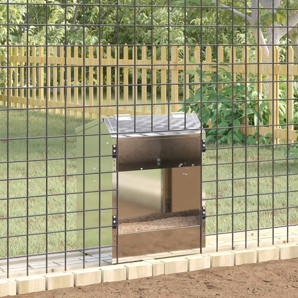 Mangiatore per conigli Argento 33,5 x 25,5 x 45,5 cm 3 kg — miniatura 4 di 12