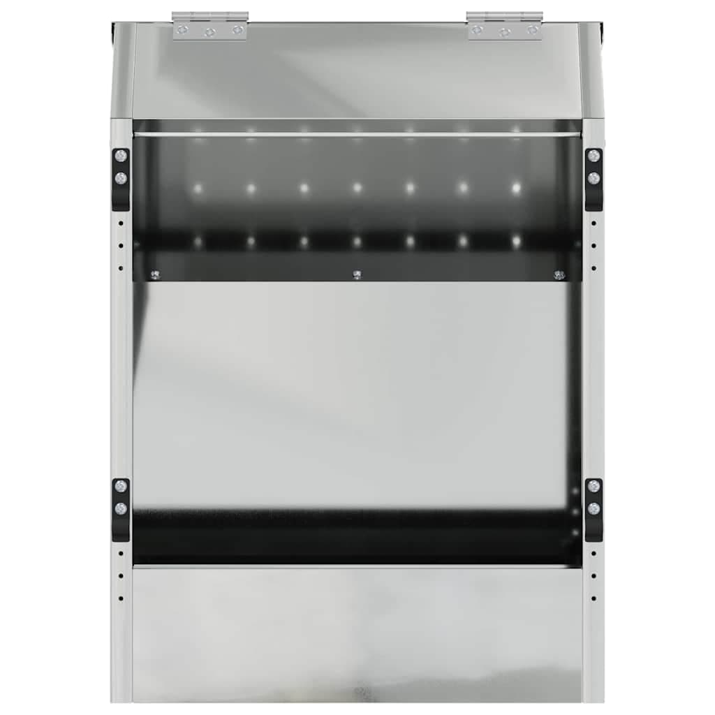 Mangiatore per conigli Argento 33,5 x 25,5 x 45,5 cm 3 kg — miniatura 5 di 12