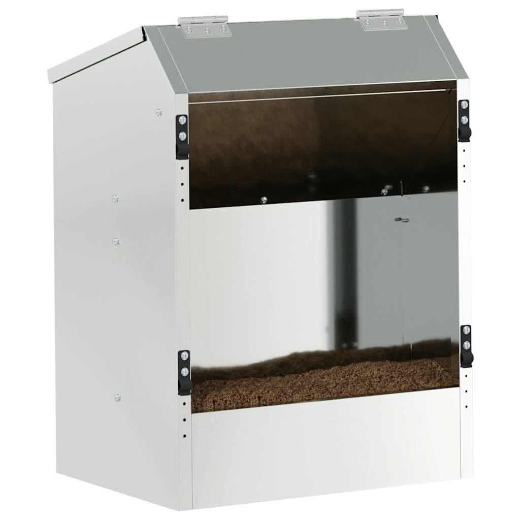 Mangiatore per conigli Argento 33,5 x 25,5 x 45,5 cm 3 kg — miniatura 3 di 12