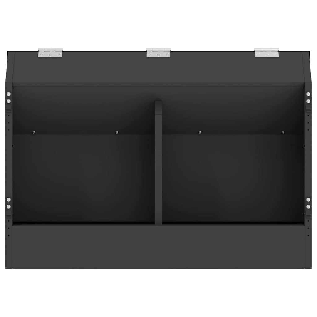 Mangiatore per conigli Nero 64,5 x 25,5 x 45,5 cm 6 kg — miniatura 5 di 11