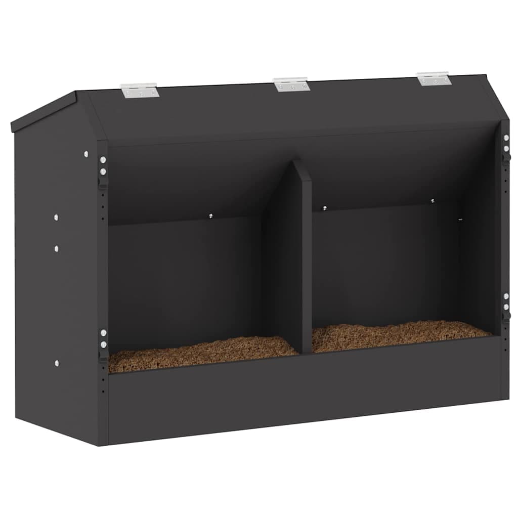 Mangiatore per conigli Nero 64,5 x 25,5 x 45,5 cm 6 kg — miniatura 3 di 11
