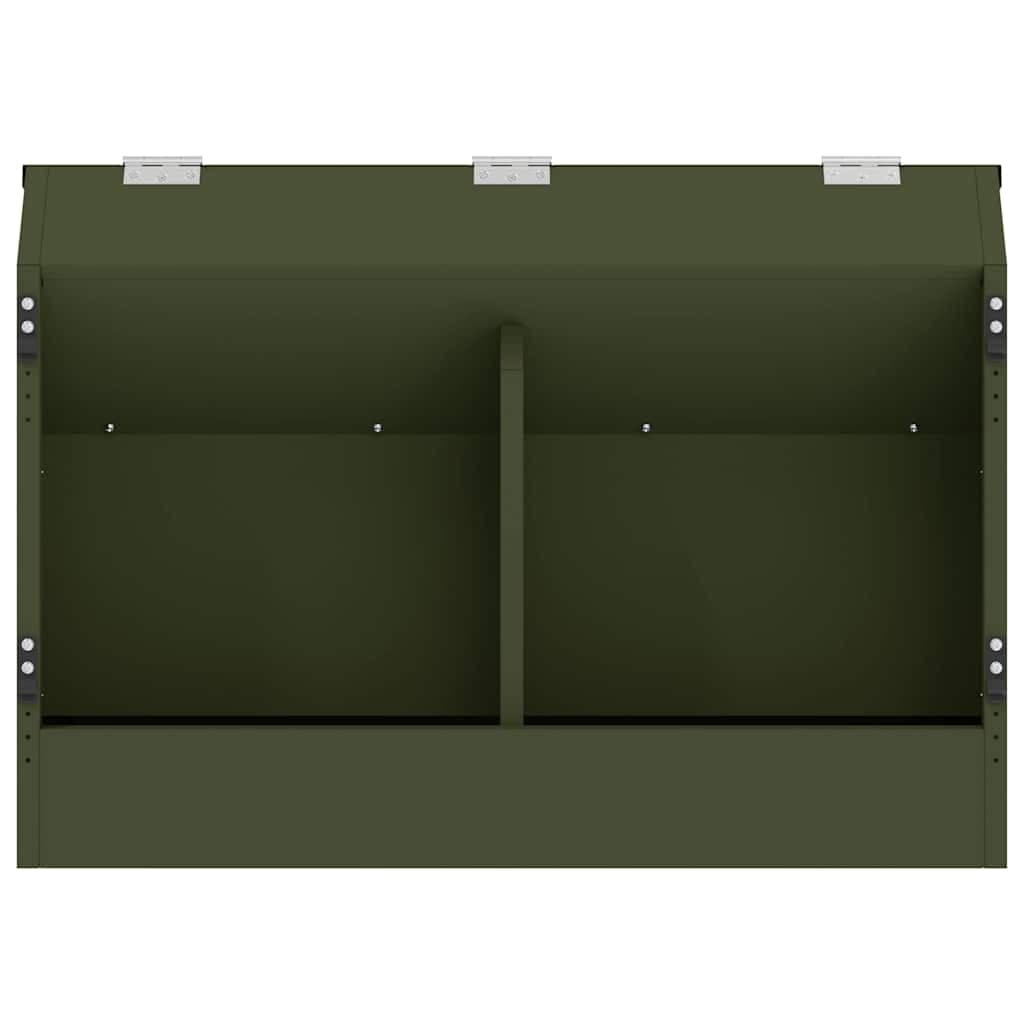 Mangiatore per conigli Verde Oliva 64,5 x 25,5 x 45,5 cm 6 kg — miniatura 5 di 11