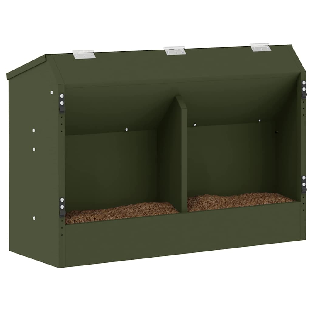 Mangiatore per conigli Verde Oliva 64,5 x 25,5 x 45,5 cm 6 kg — miniatura 3 di 11