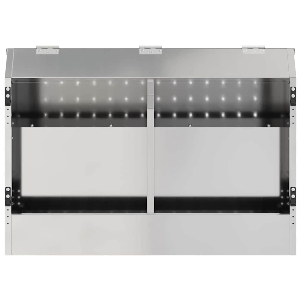 Mangiatore per conigli Argento 64,5 x 25,5 x 45,5 cm 6 kg — miniatura 5 di 12