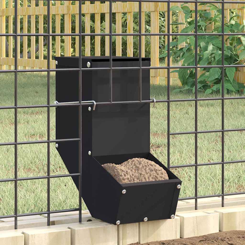 Mangiatore per conigli Nero 12,5 x 26 x 28,5 cm 1 kg — miniatura 1 di 10