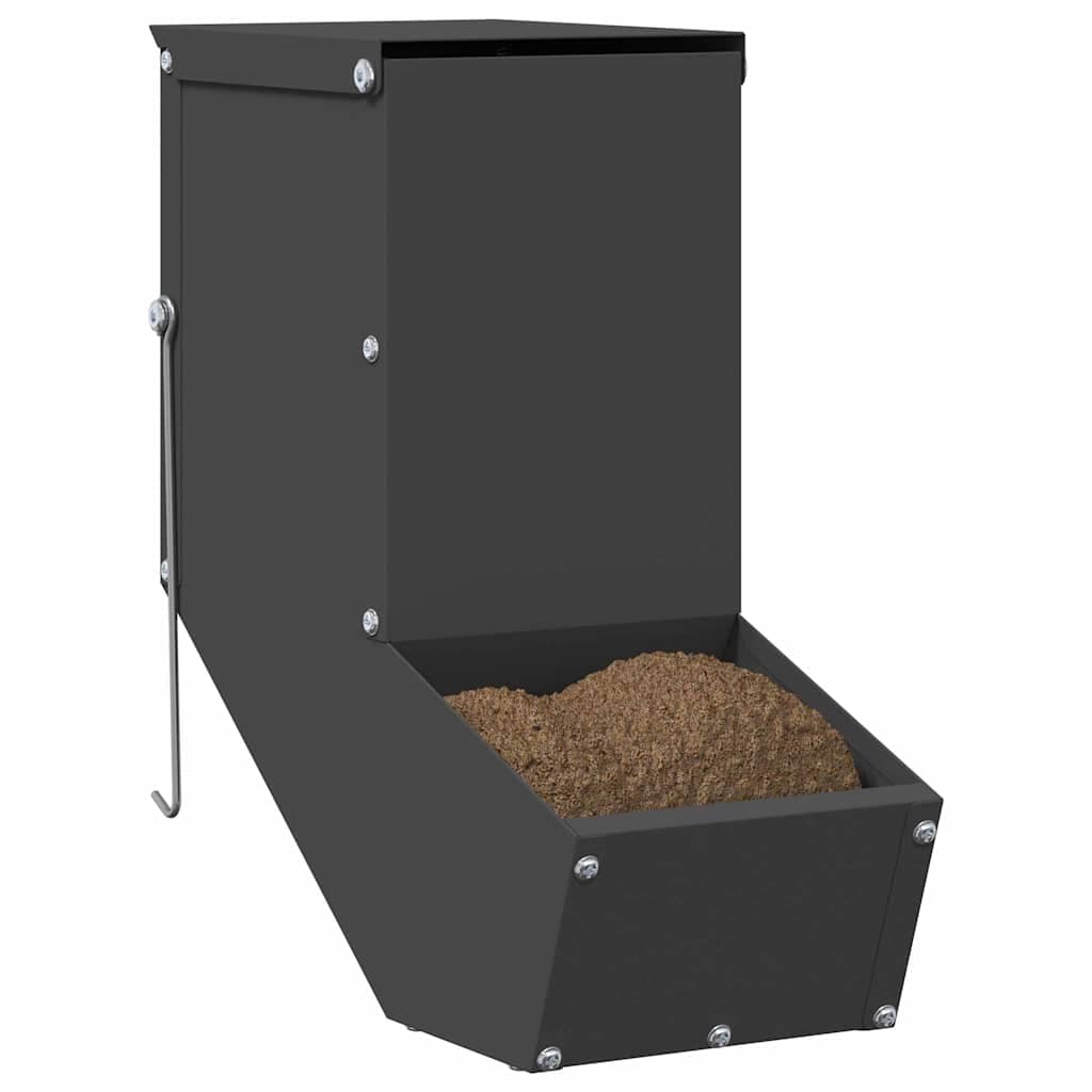 Mangiatore per conigli Nero 12,5 x 26 x 28,5 cm 1 kg — miniatura 3 di 10