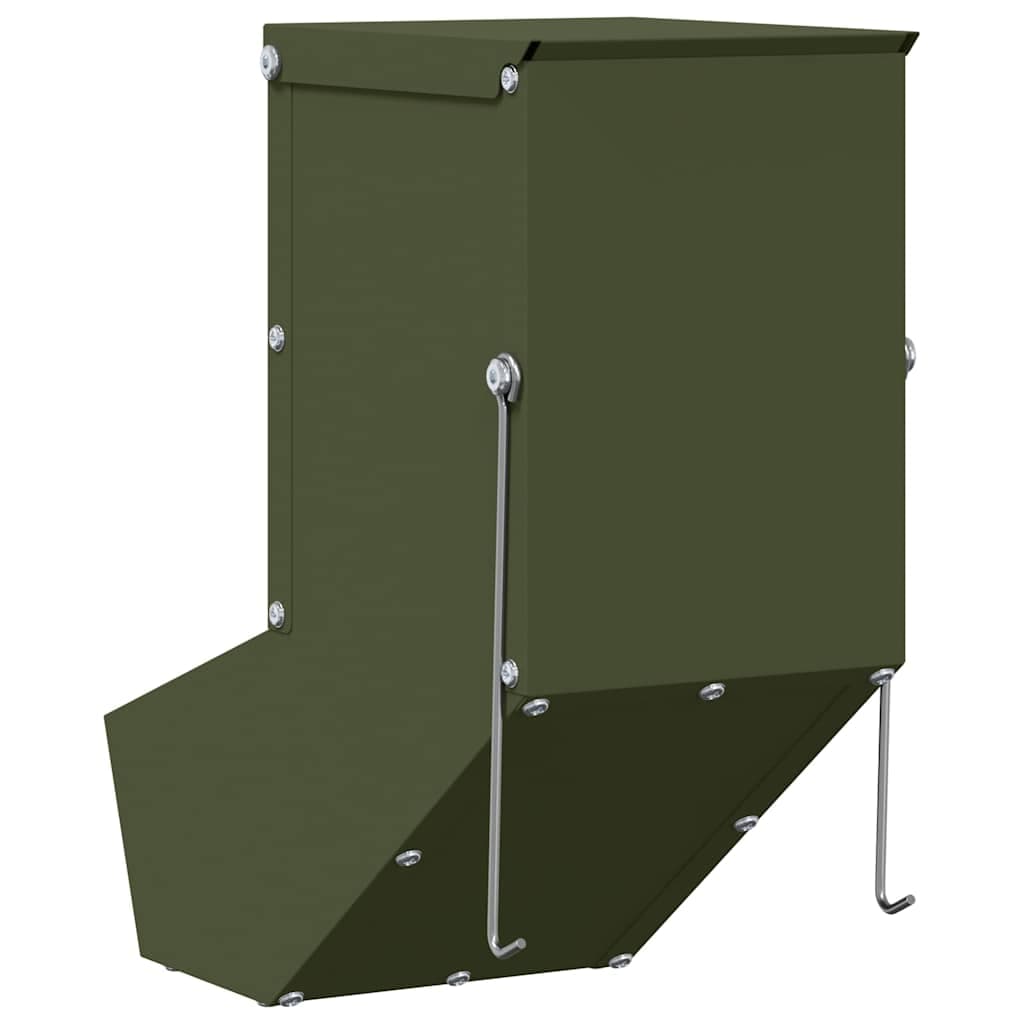 Mangiatore per conigli Verde Oliva 12,5 x 26 x 28,5 cm 1 kg — miniatura 6 di 10