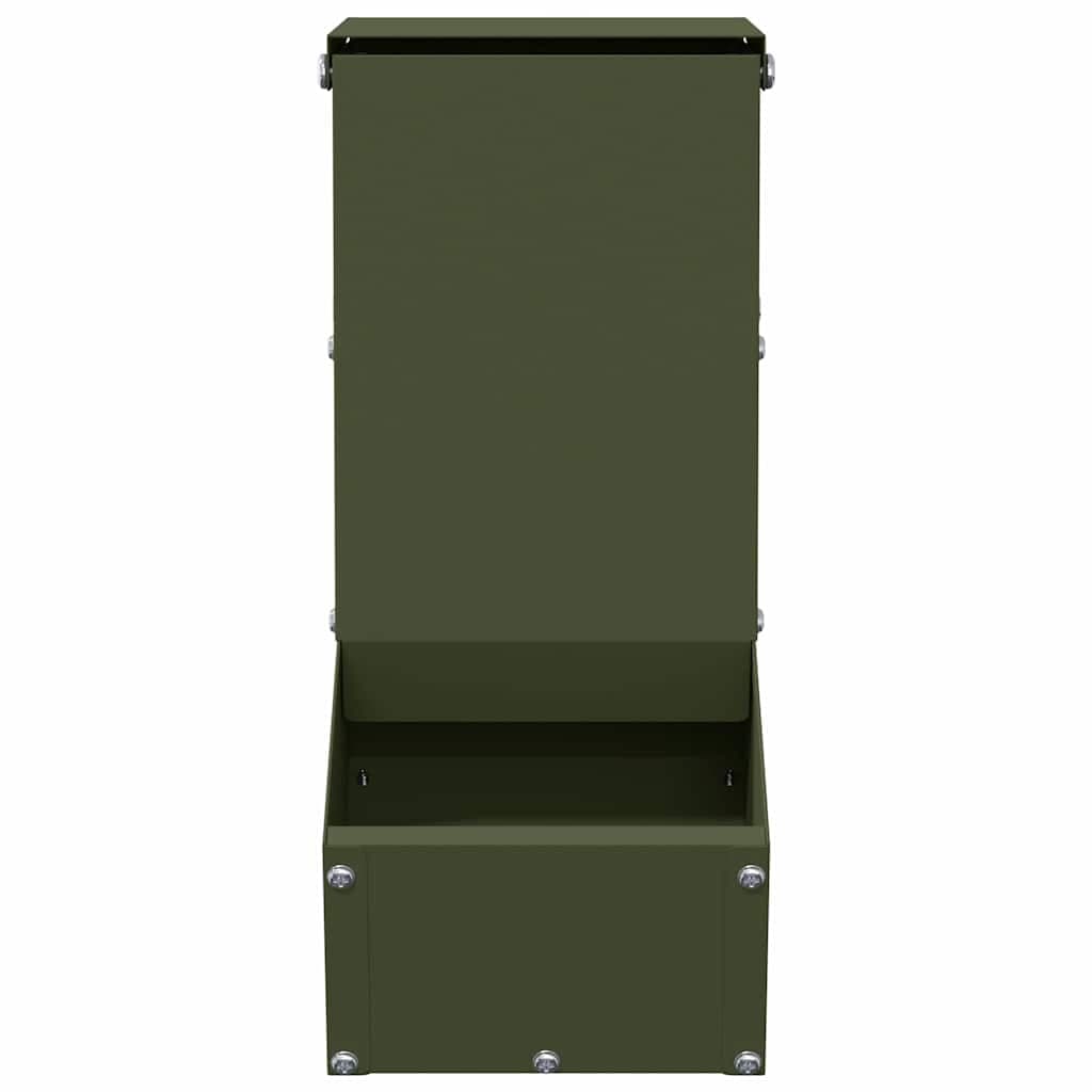 Mangiatore per conigli Verde Oliva 12,5 x 26 x 28,5 cm 1 kg — miniatura 4 di 10