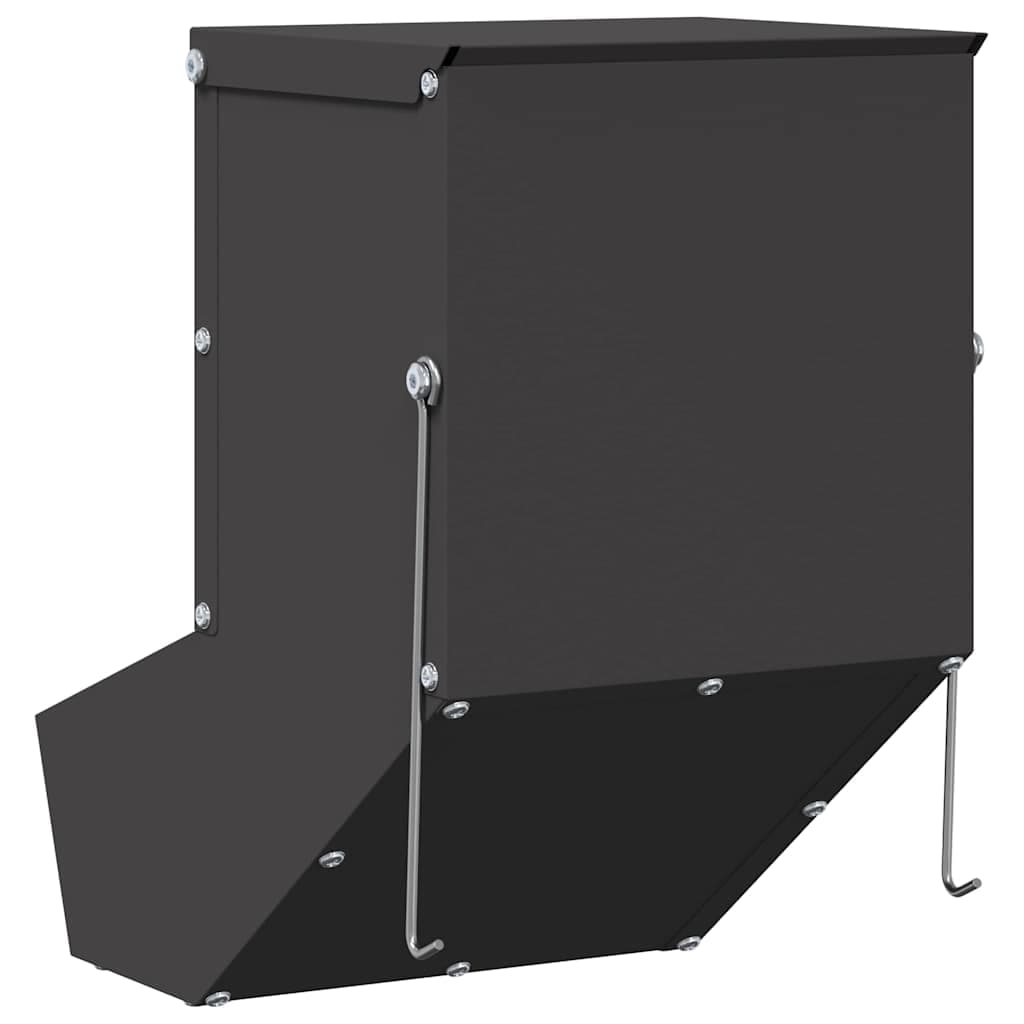 Mangiatore per conigli Nero 17,5 x 26 x 28,5 cm 1,5 kg — miniatura 6 di 10