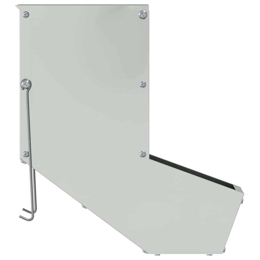 Mangiatore per conigli Argento 12,5 x 26 x 28,5 cm 1 kg — miniatura 5 di 10