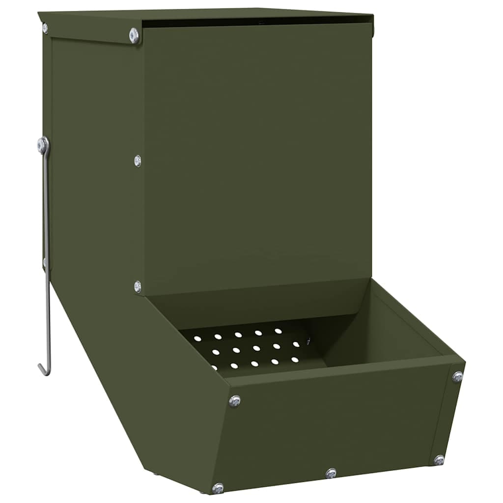 Mangiatore per conigli Verde oliva 17,5 x 26 x 28,5 cm 1,5 kg — miniatura 2 di 10