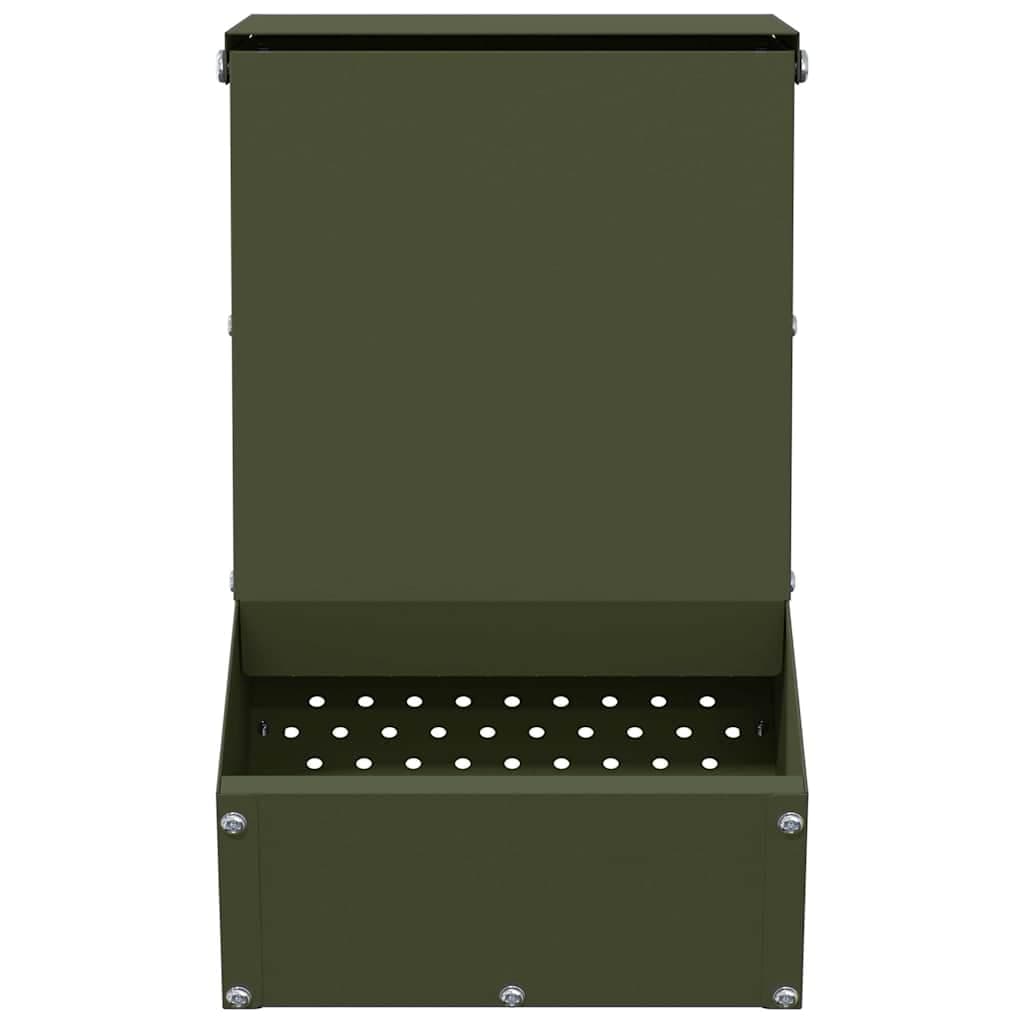 Mangiatore per conigli Verde oliva 17,5 x 26 x 28,5 cm 1,5 kg — miniatura 4 di 10
