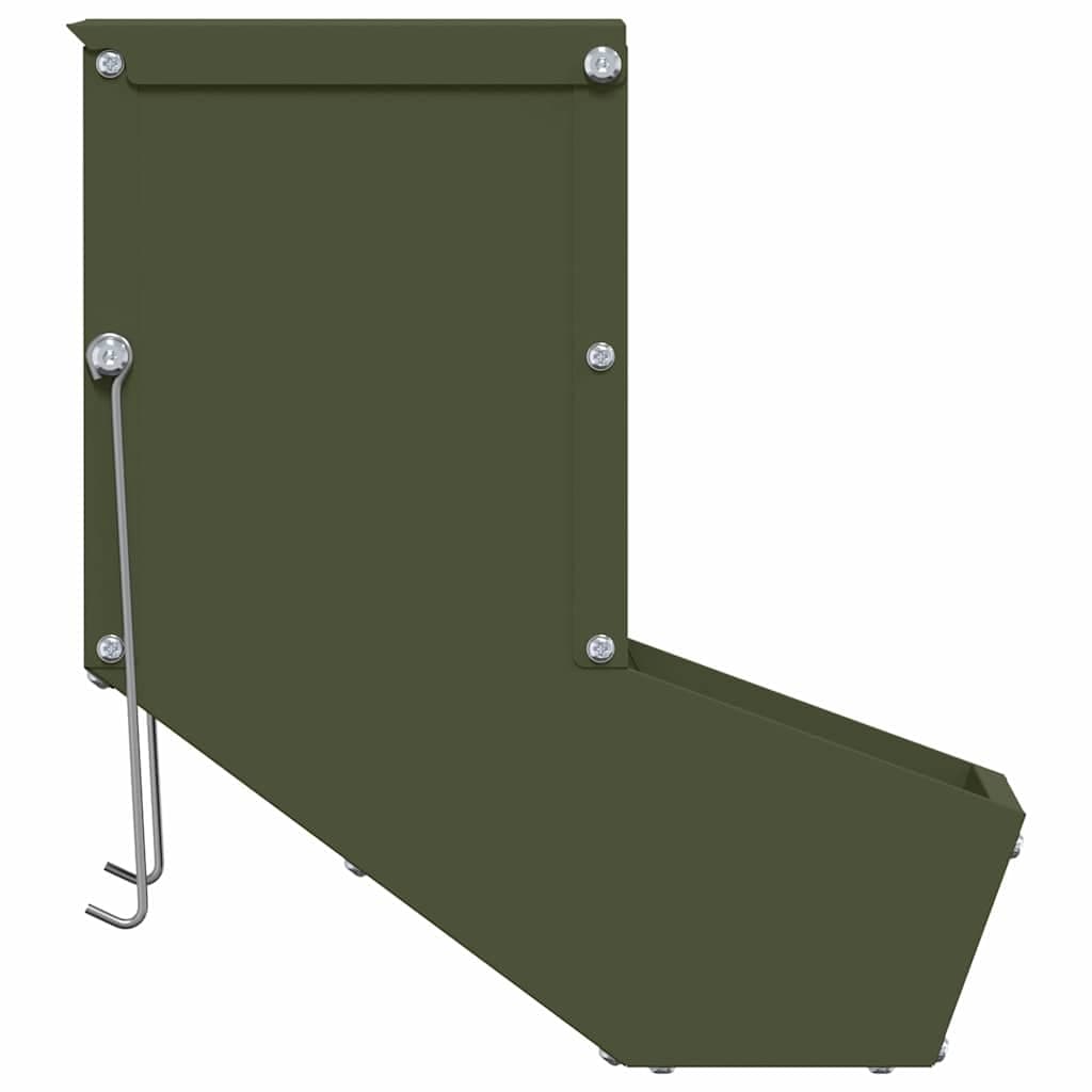 Mangiatore per conigli Verde oliva 17,5 x 26 x 28,5 cm 1,5 kg — miniatura 5 di 10