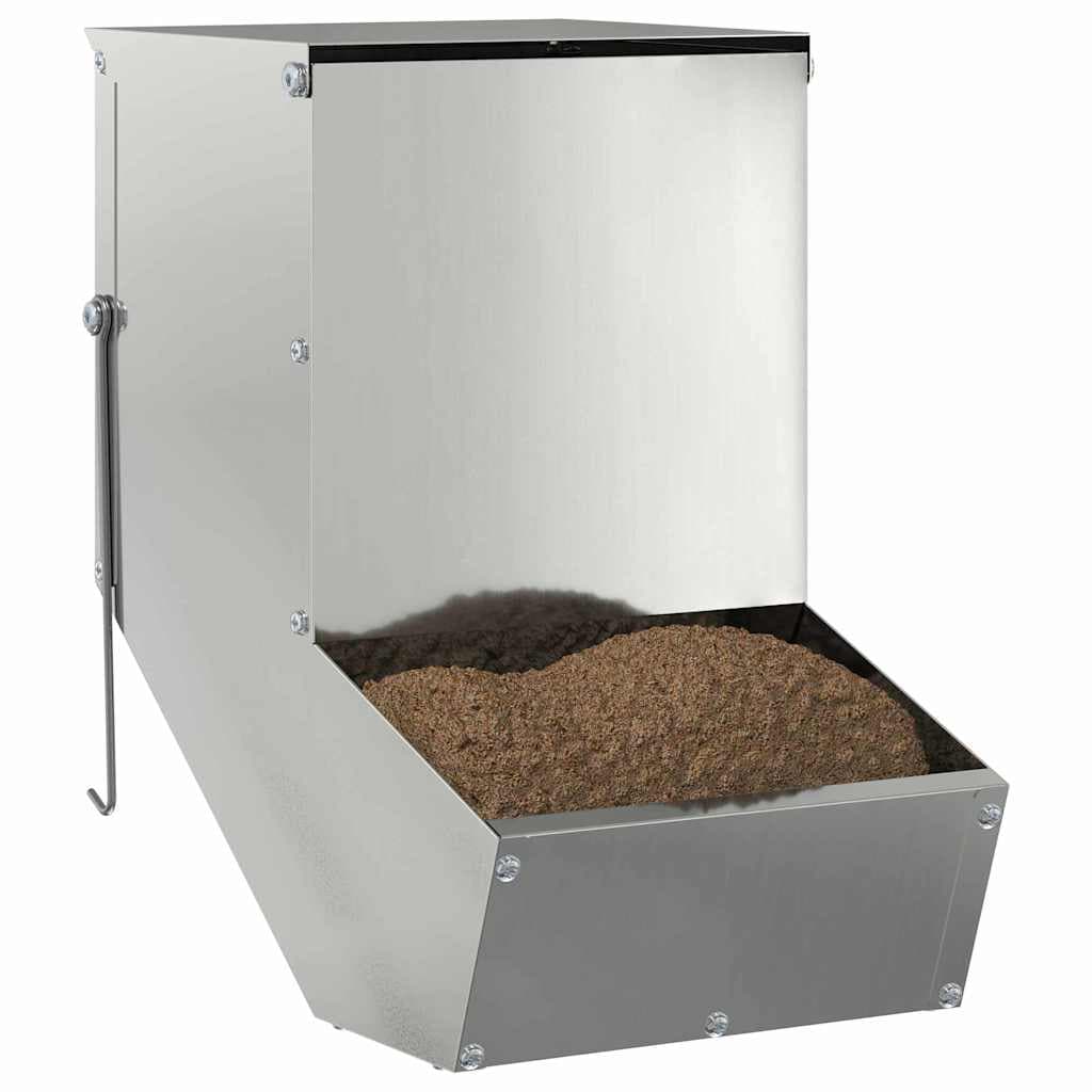 Mangiatore per conigli Argento 17,5 x 26 x 28,5 cm 1,5 kg — miniatura 3 di 11