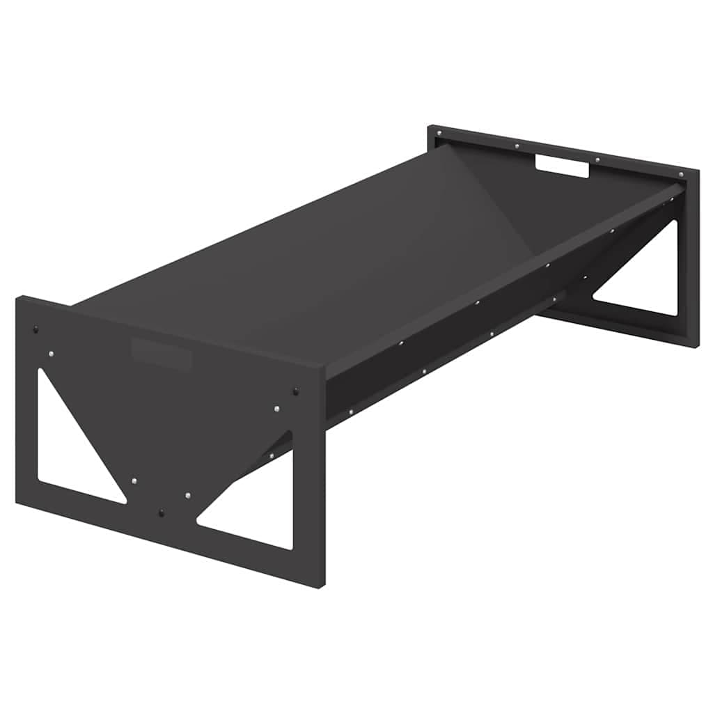 Abbeveratoio per bestiame Nero 108 x 50 x 28 cm 10 kg — foto 2 di 10
