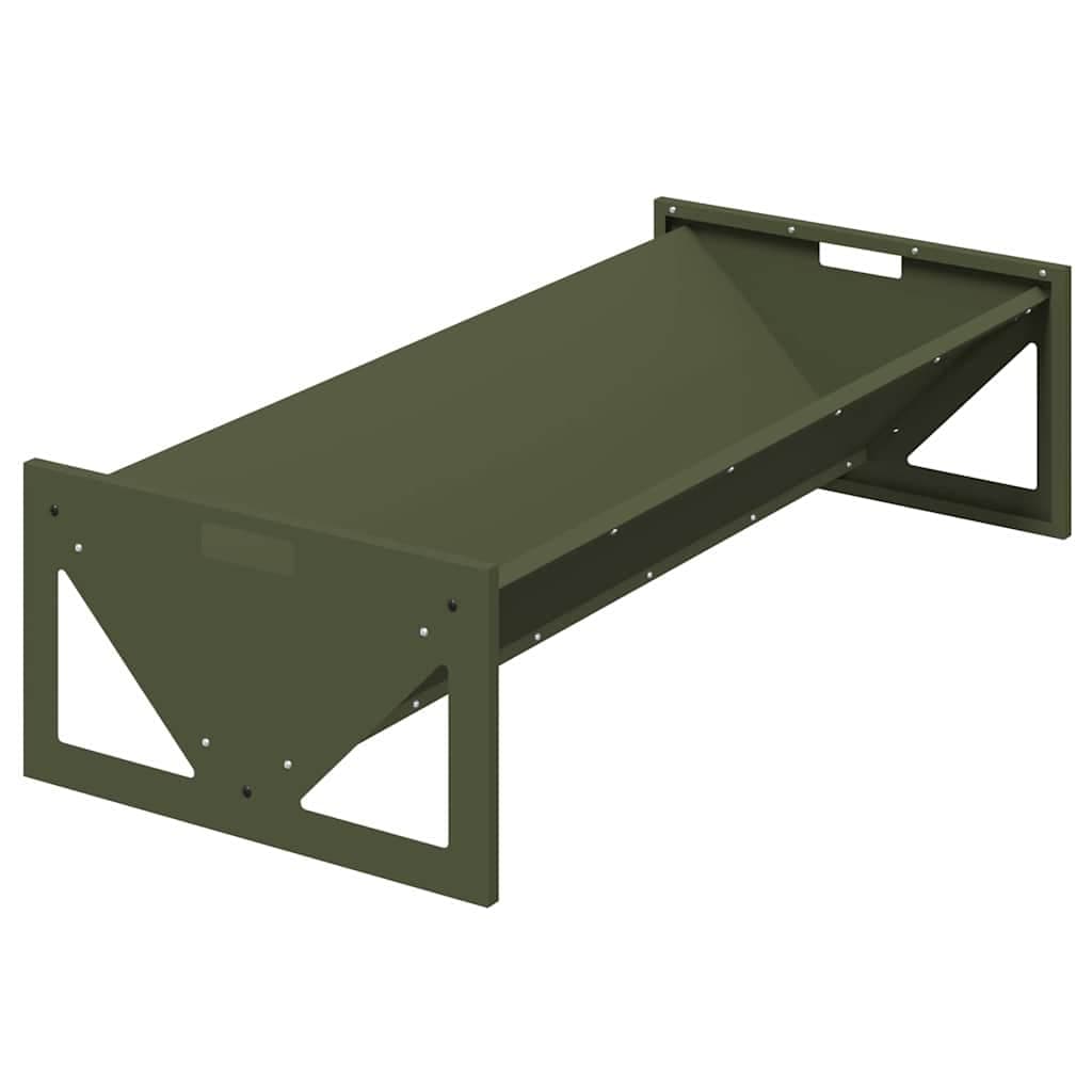 Abbeveratoio per bestiame Verde Oliva 108 x 50 x 28 cm 10 kg — foto 2 di 10