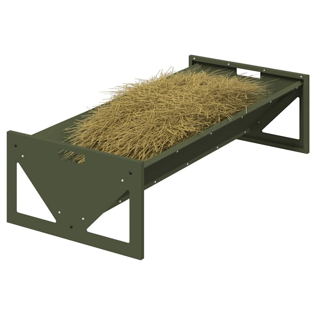 Abbeveratoio per bestiame Verde Oliva 108 x 50 x 28 cm 10 kg — foto 3 di 10