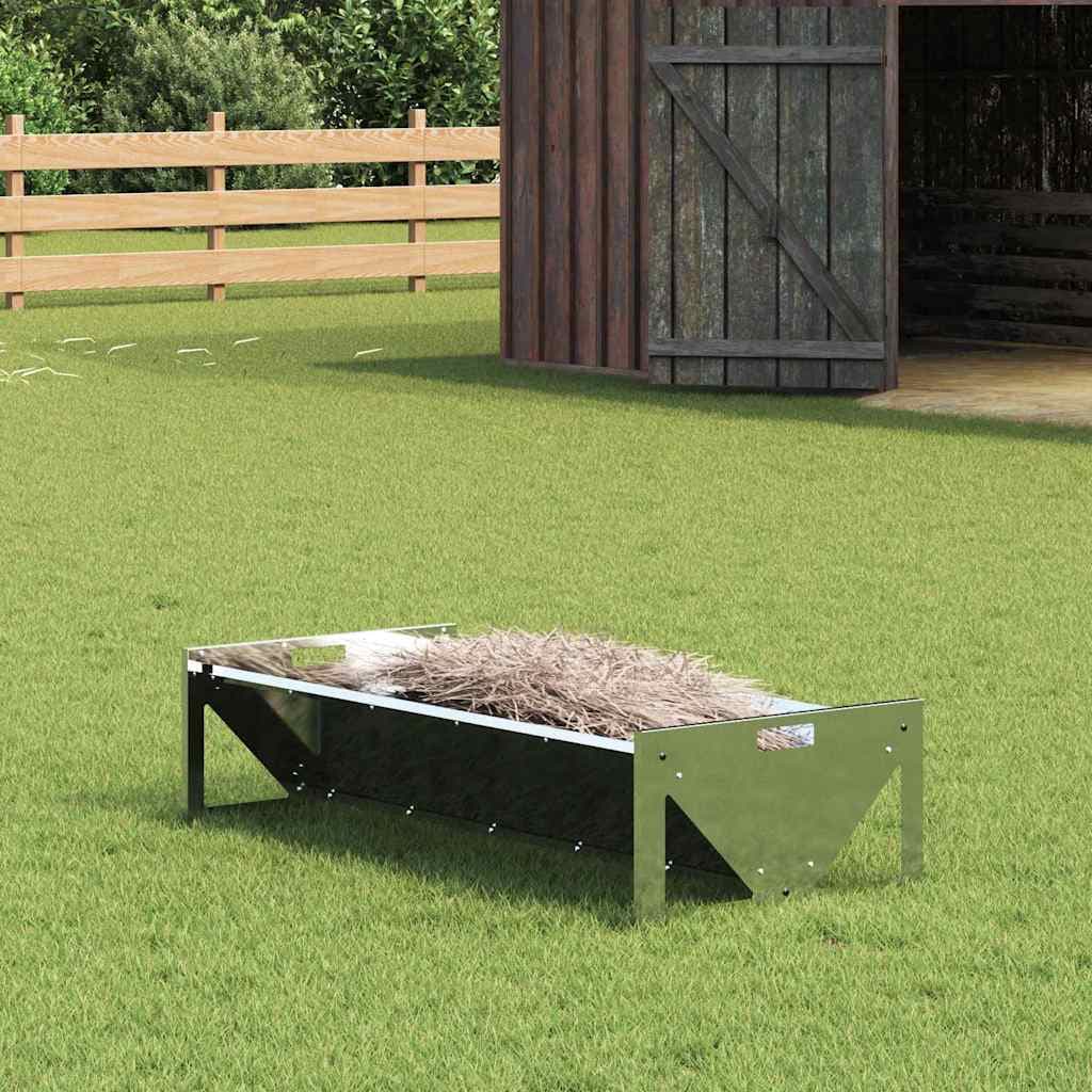 Abbeveratoio per bestiame Argento 108 x 50 x 28 cm 10 kg