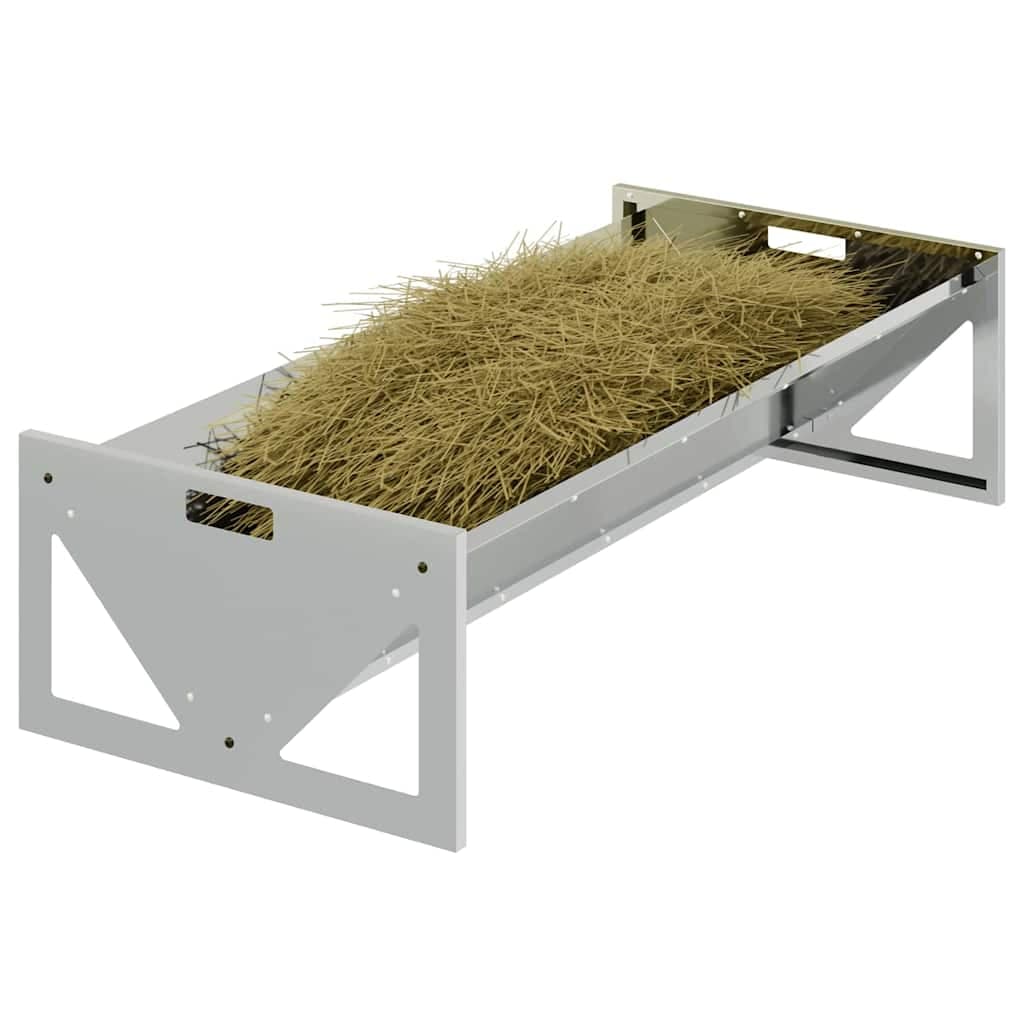 Abbeveratoio per bestiame Argento 108 x 50 x 28 cm 10 kg — foto 3 di 10