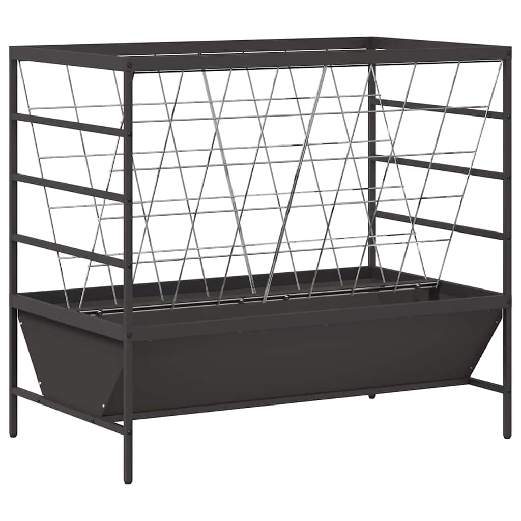Mangiatore per Bestiame Nero 100 x 60 x 90 cm 15 kg — foto 2 di 10