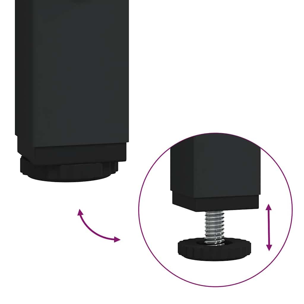 Mangiatore per Bestiame Nero 100 x 60 x 90 cm 15 kg — foto 10 di 10