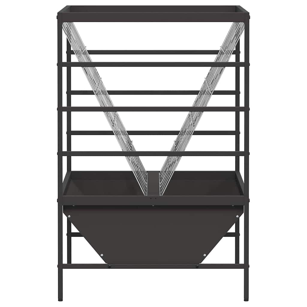 Mangiatore per Bestiame Nero 100 x 60 x 90 cm 15 kg — foto 6 di 10