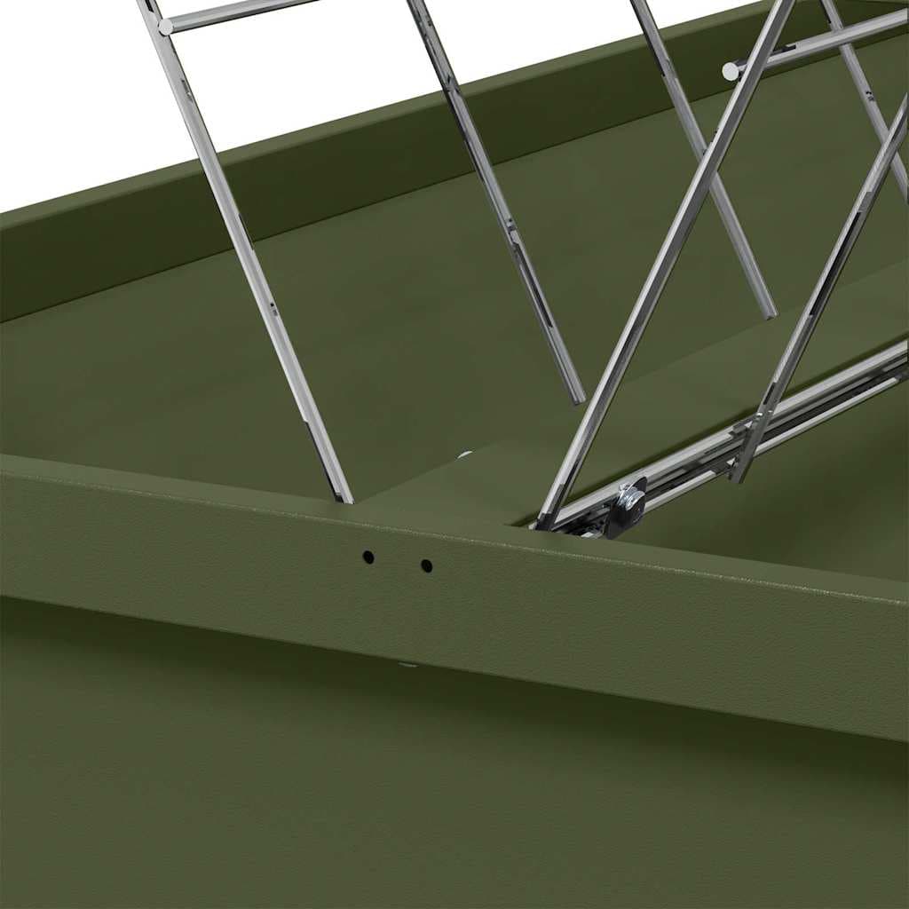 Mangiatore per Bestiame Verde Oliva 100 x 60 x 90 cm 15 kg — foto 7 di 10