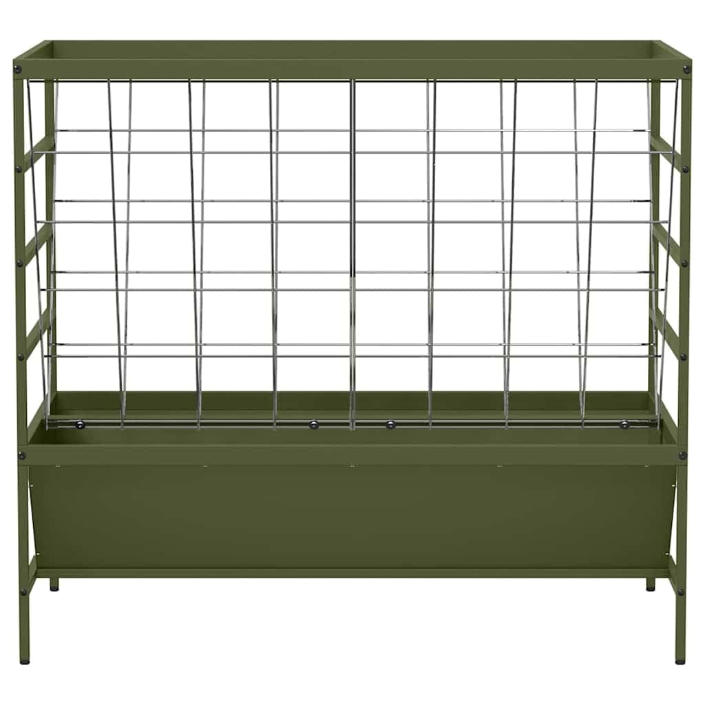 Mangiatore per Bestiame Verde Oliva 100 x 60 x 90 cm 15 kg — foto 5 di 10