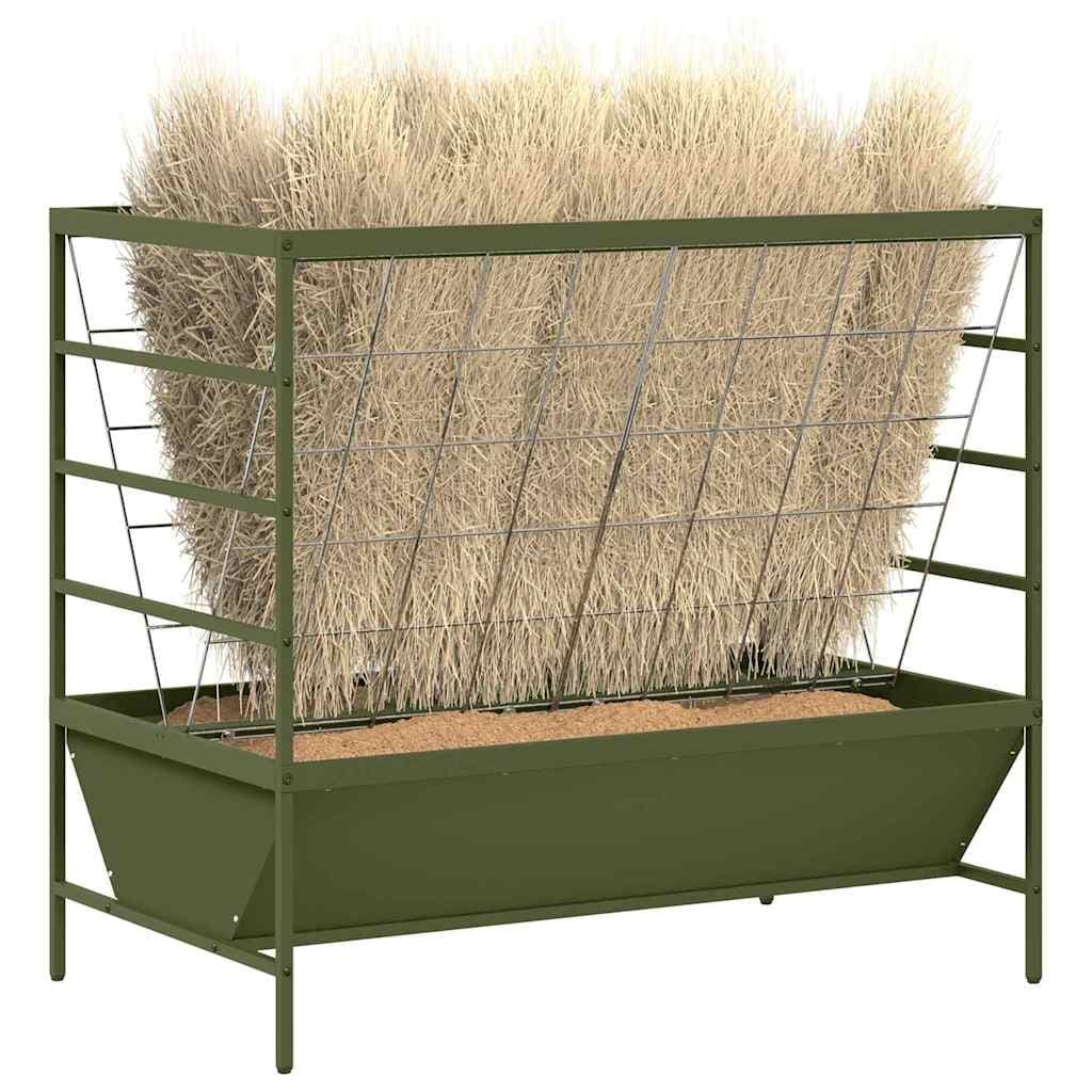 Mangiatore per Bestiame Verde Oliva 100 x 60 x 90 cm 15 kg — foto 3 di 10
