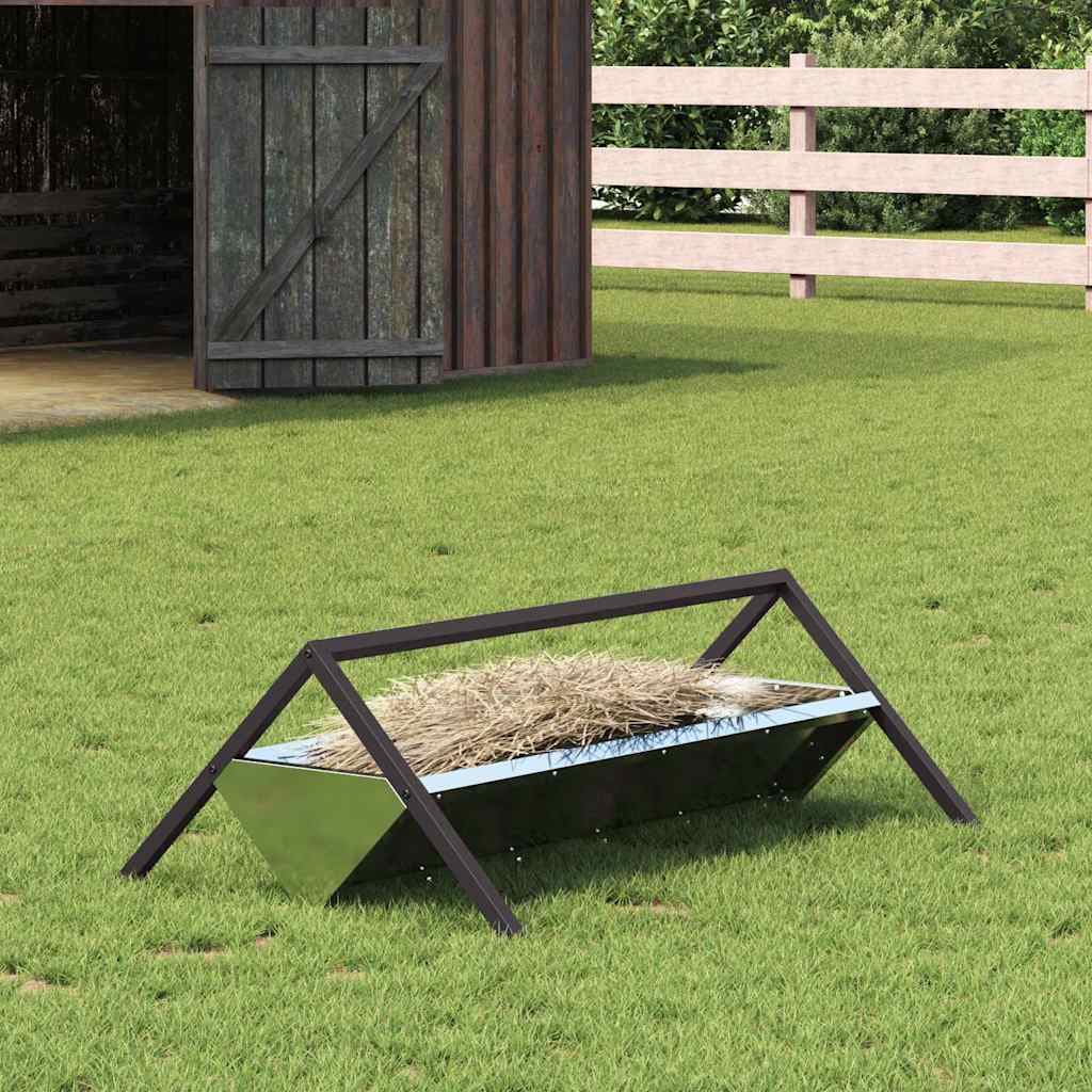 Abbeveratoio per bestiame Argento 111 x 76 x 38 cm 10 kg