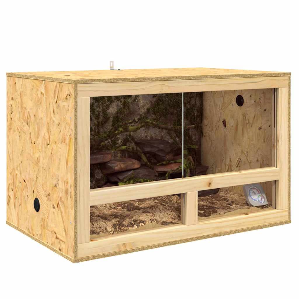 Terrario Marrone 80 x 50 x 50 cm OSB — miniatura 3 di 10
