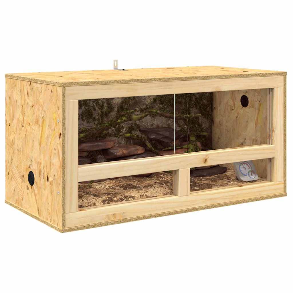 Terrario Marrone 80 x 40 x 40 cm OSB — miniatura 3 di 10